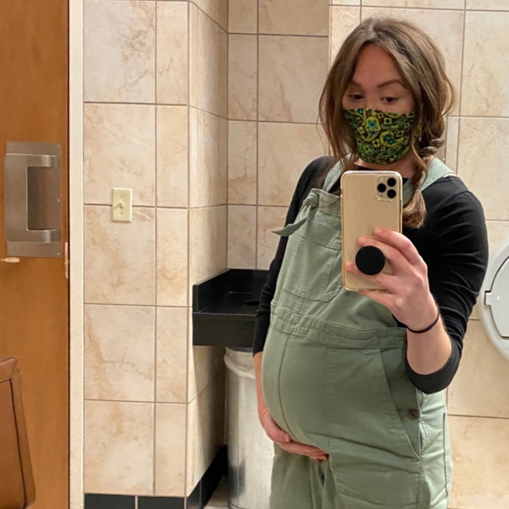 Gap maternity overalls